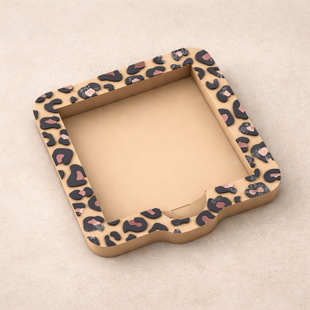 Leopard Print Sticky Note Holder