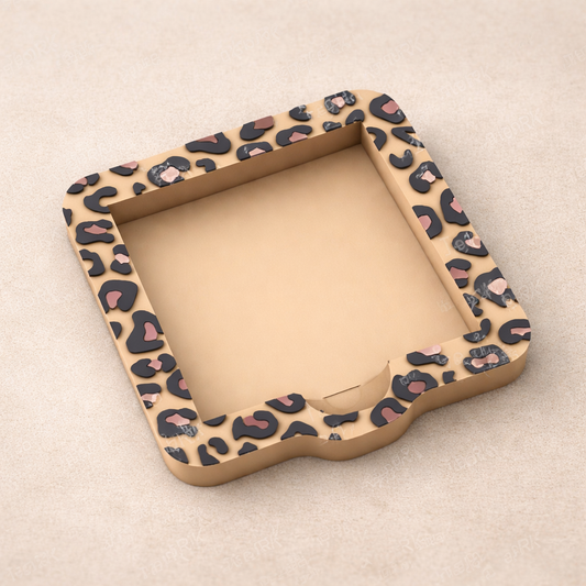 Leopard Print Sticky Note Holder