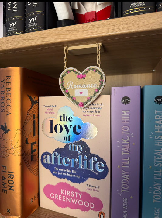 Romance Small Bookshelf Sign