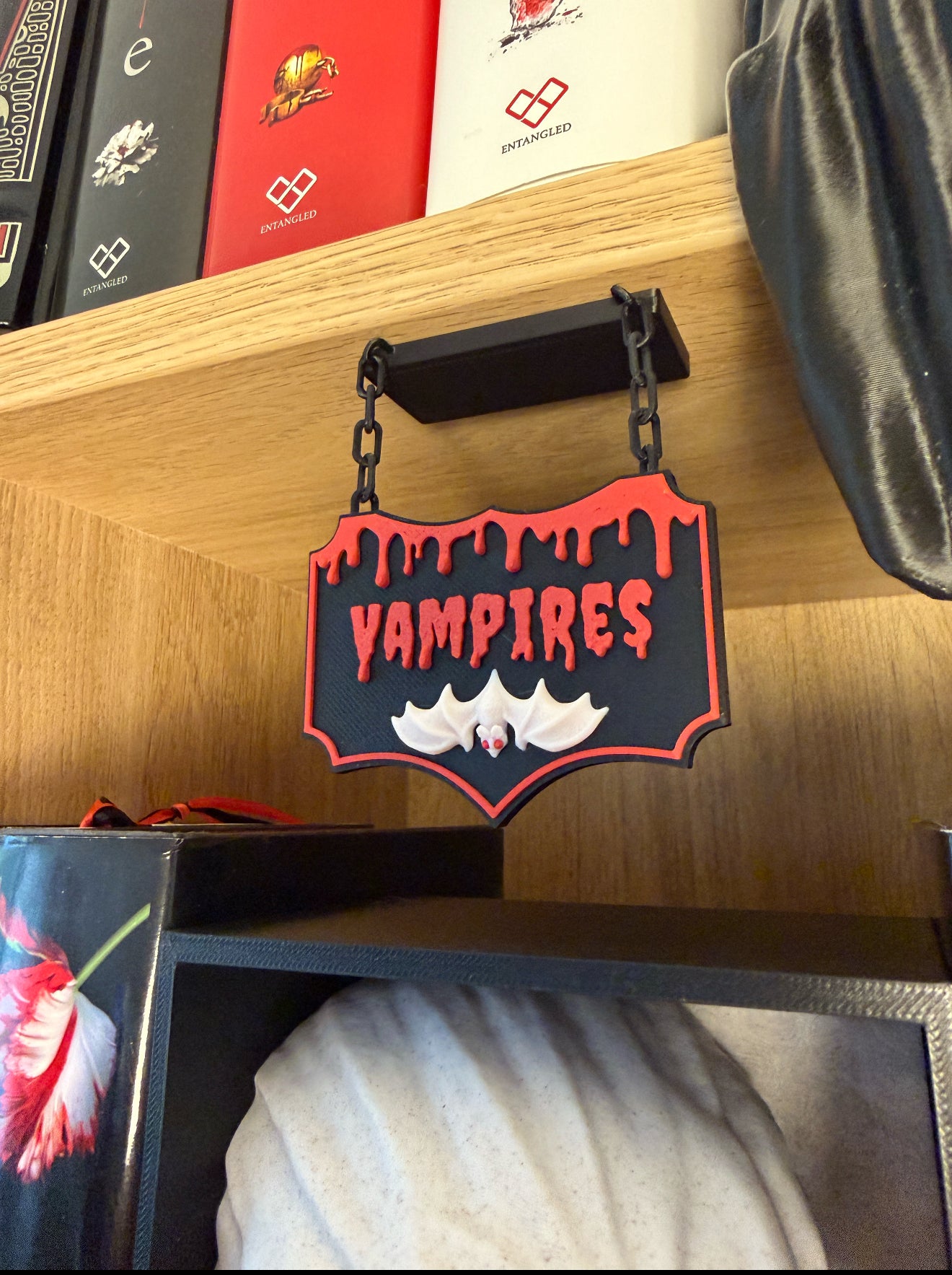 Small Hanging Bookshelf Signs