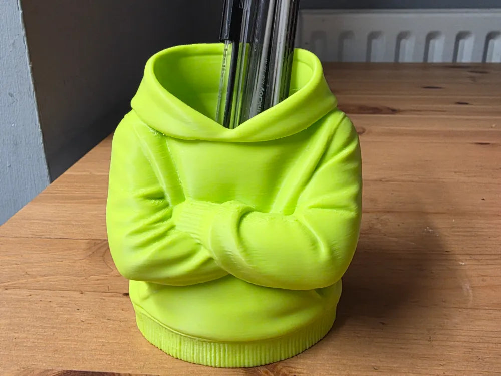 Crossed Arms Hoodie Pen Holder