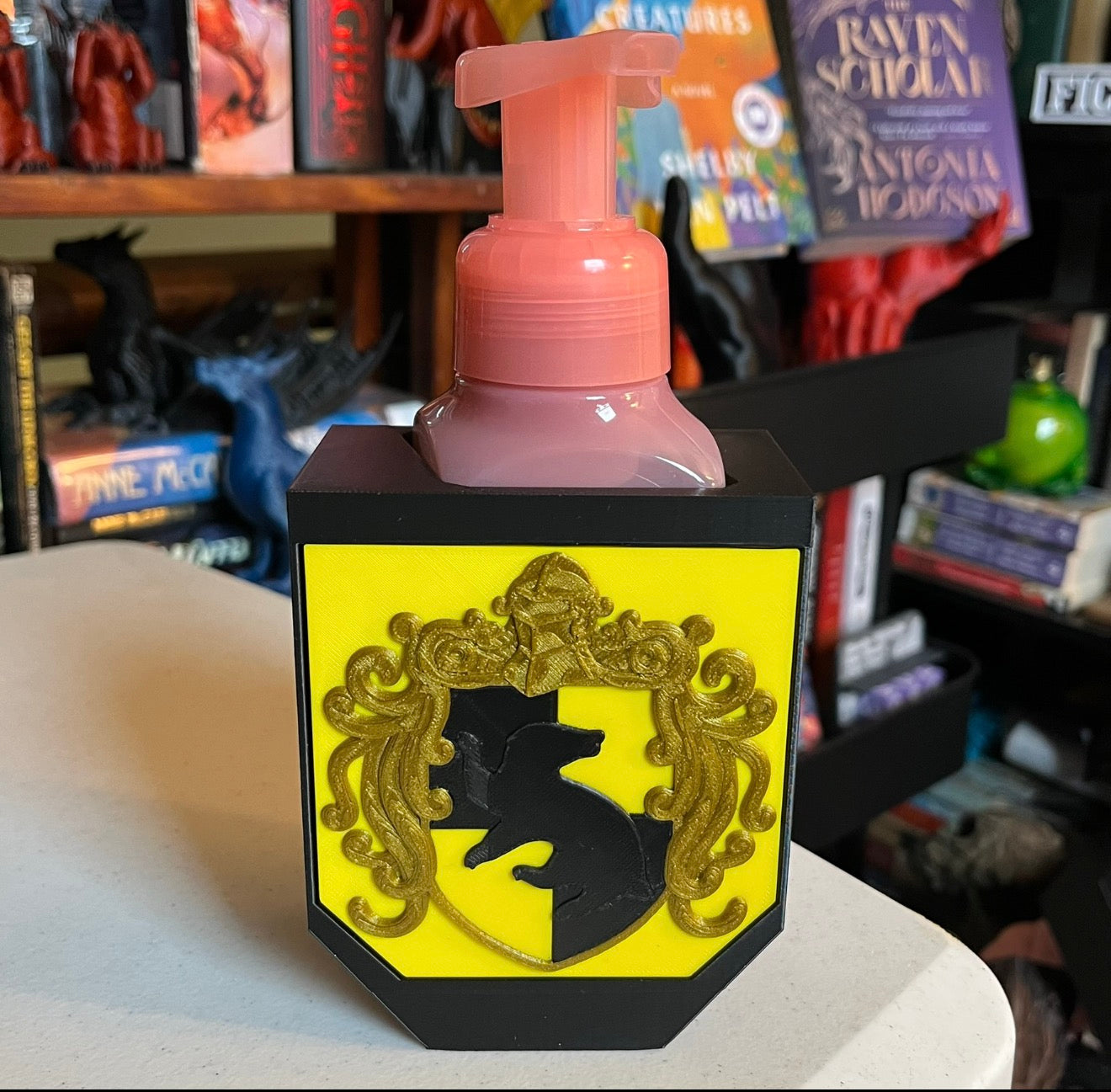 Hufflepuff Soap Bottle Holder Fan art
