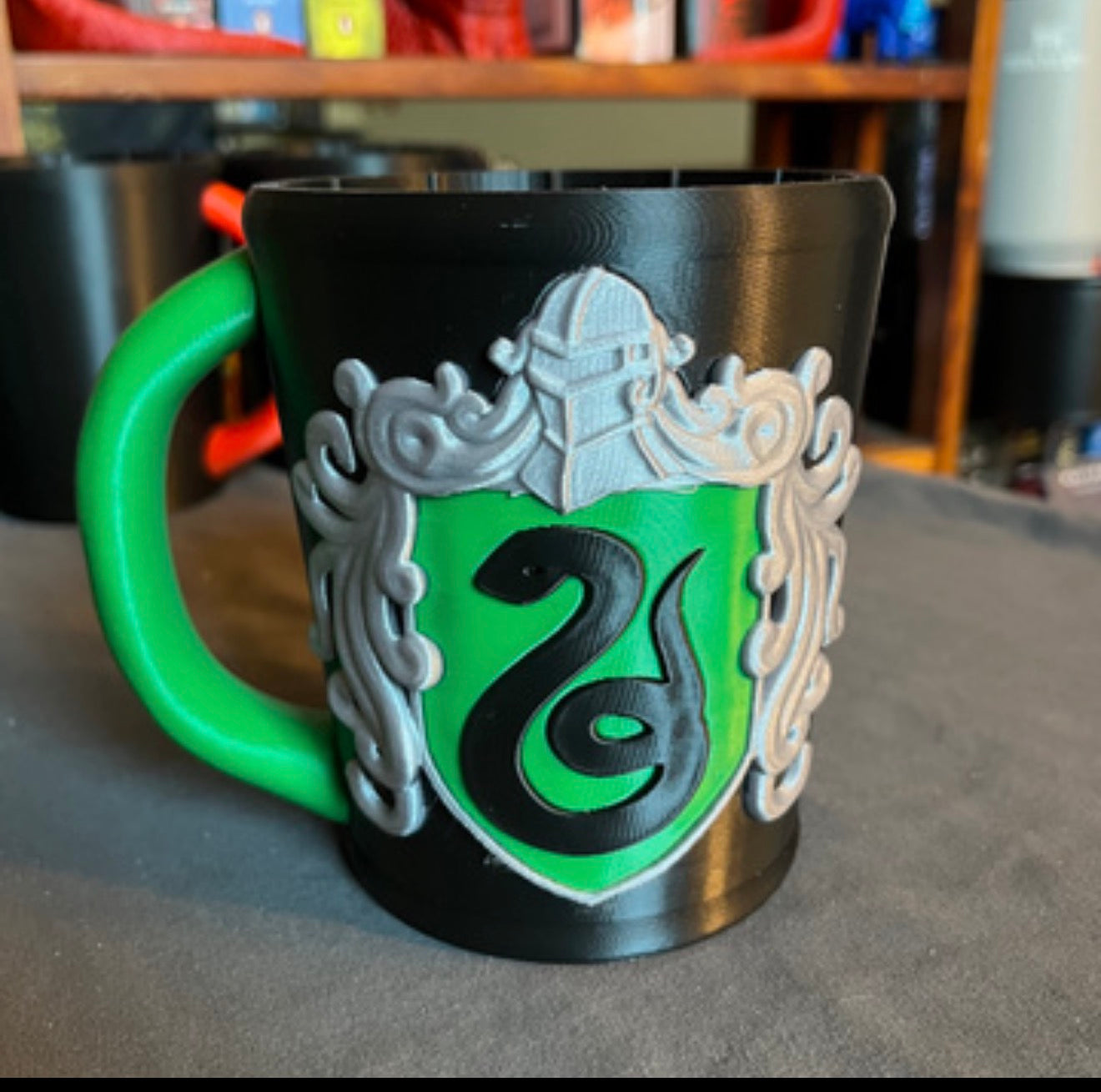 Slytherin Pint Ice Cream Holder Fan Art