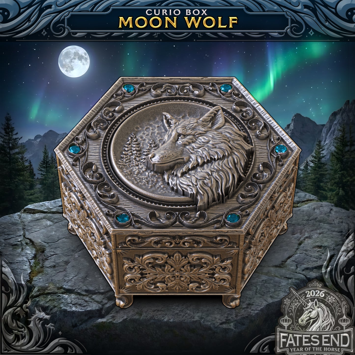 Moon Wolf Trinket Holders