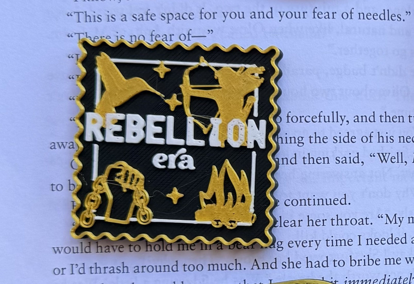 Rebellion Square Pin or Popsocket