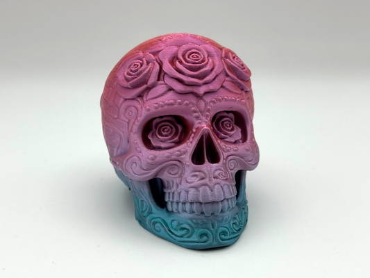 Triple Rose Sugar Skull