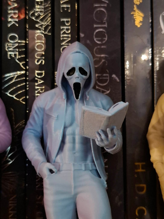 Ghost Face Reader Shelf Sitter