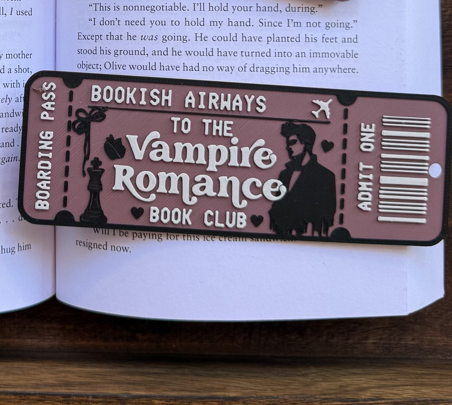 Vampire Era Ticket Bookmark