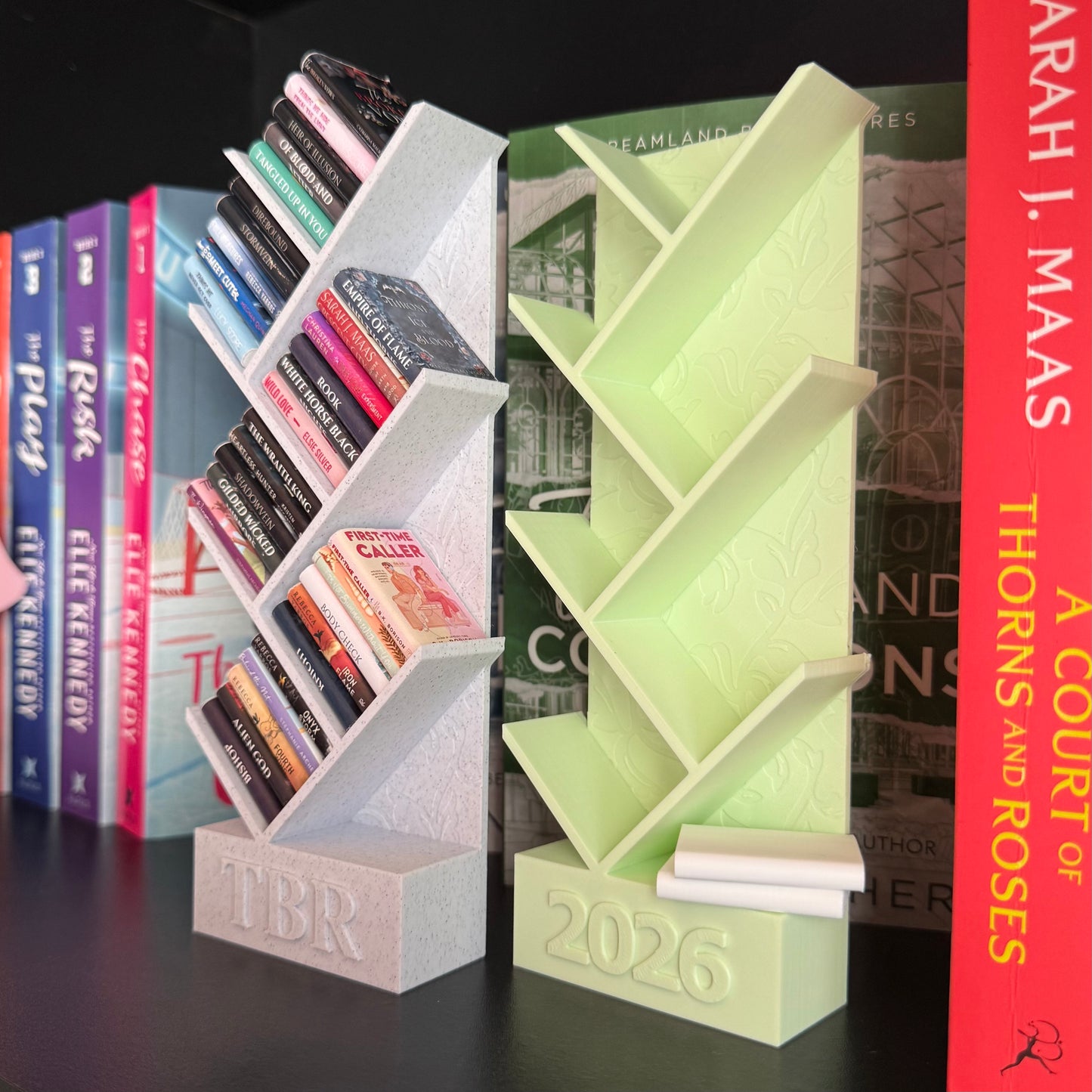 TBR Slanted Mini Book Tower
