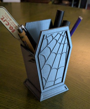 Coffin Pen Holder