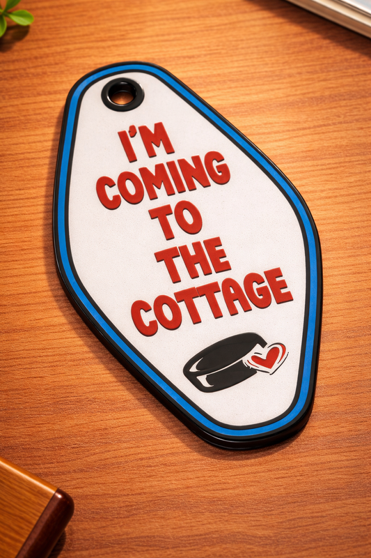 Coming to the Cottage Keychain