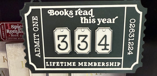 Ticket Books Read Tracker