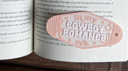 Cowboy Romance Motel Keychain