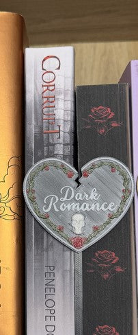 Dark Romance Small Bookshelf Sign