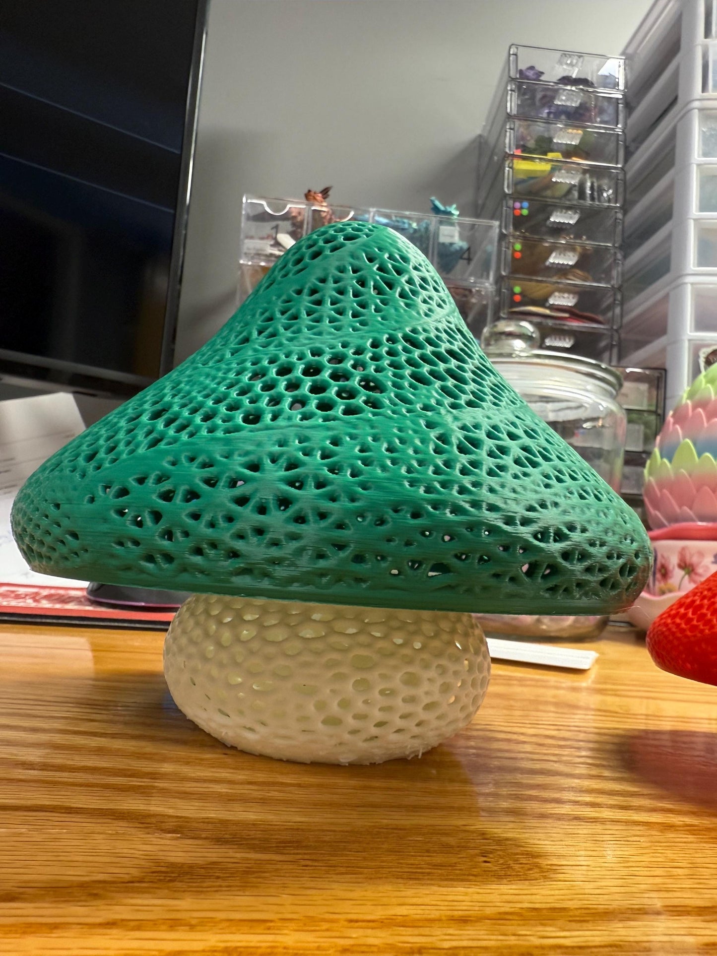 Mushroom Tea Light Lamp