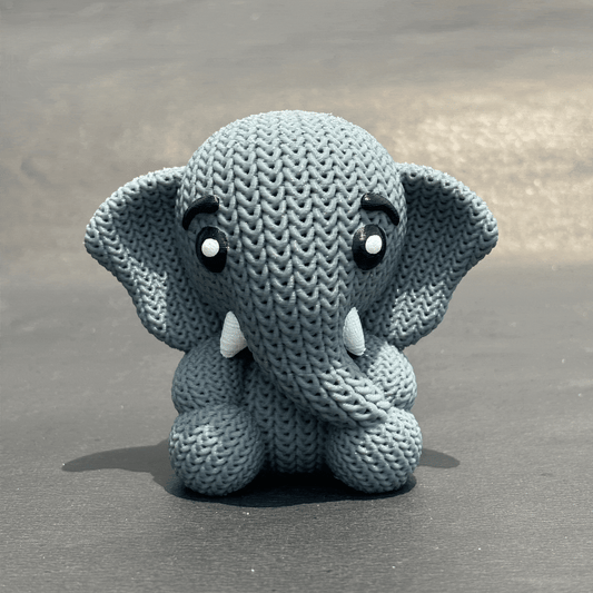 Elephant Not-So-Knitted Knits