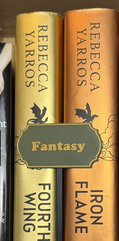 Fantasy Small Bookshelf Sign