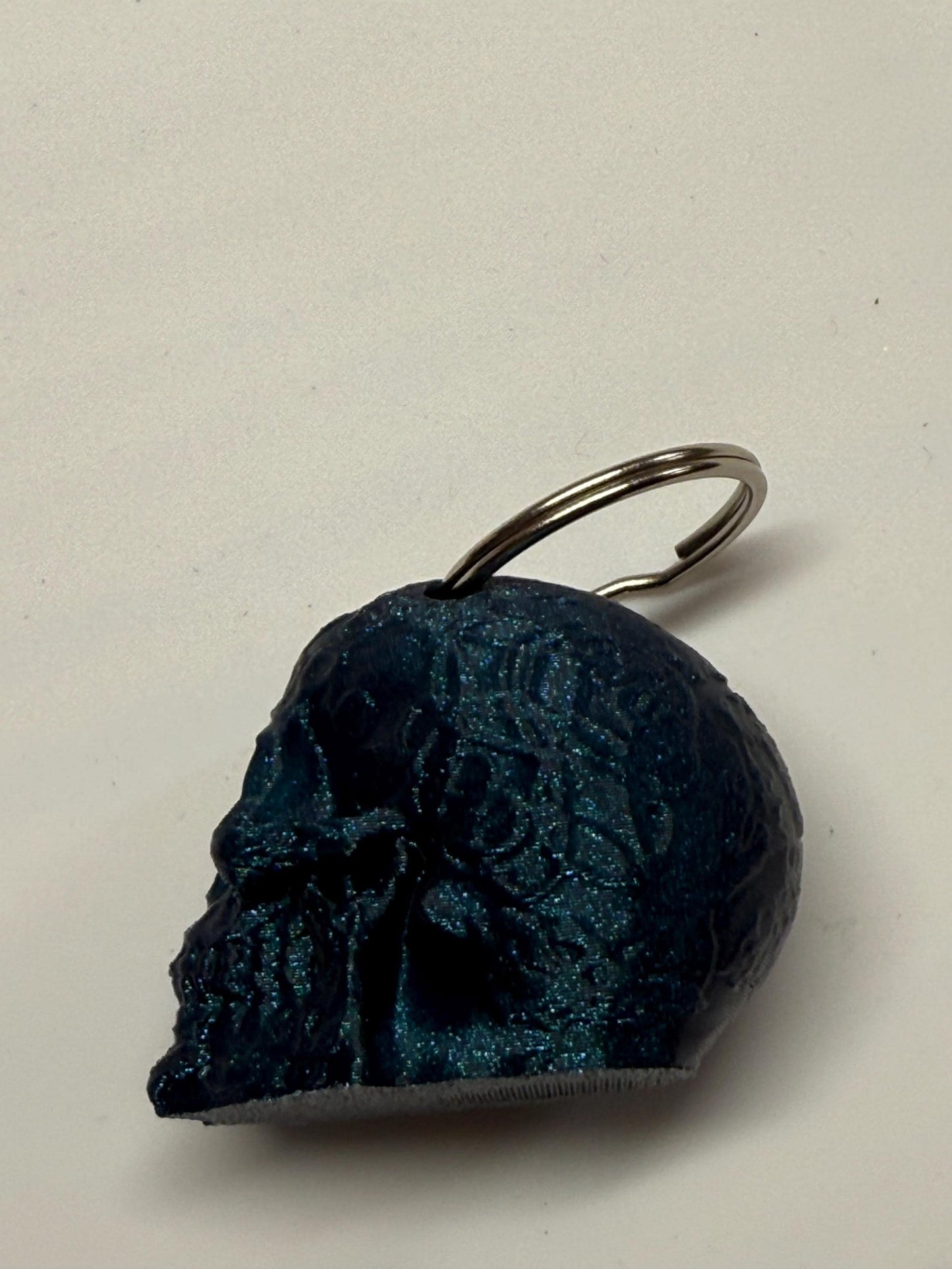 Embellished Skull Keychain