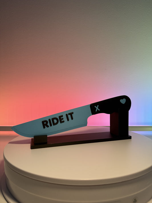 Ride it-Knife-Lights Out Inspired Bookmark