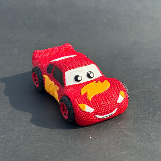 Lightening McQueen Not-So-Knitted Knits
