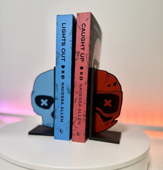 Lights Out/Caught Up Combo Inspired Bookends Set