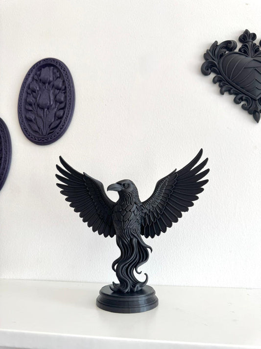 Raven Statue