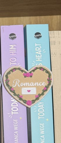 Romance Small Bookshelf Sign