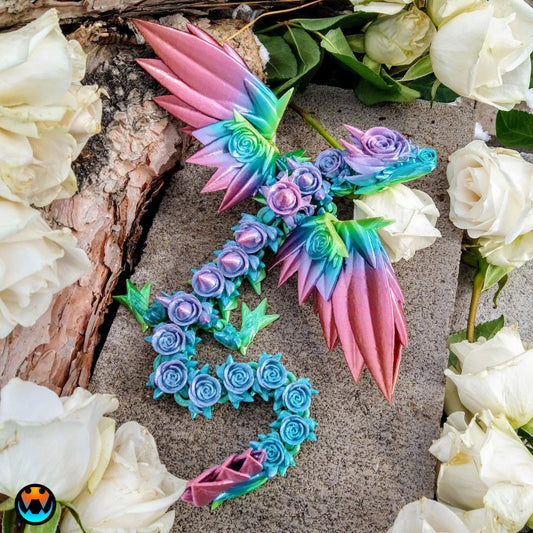 Rose Dragon w/Wings
