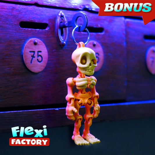 Articulated Skeleton Keychain