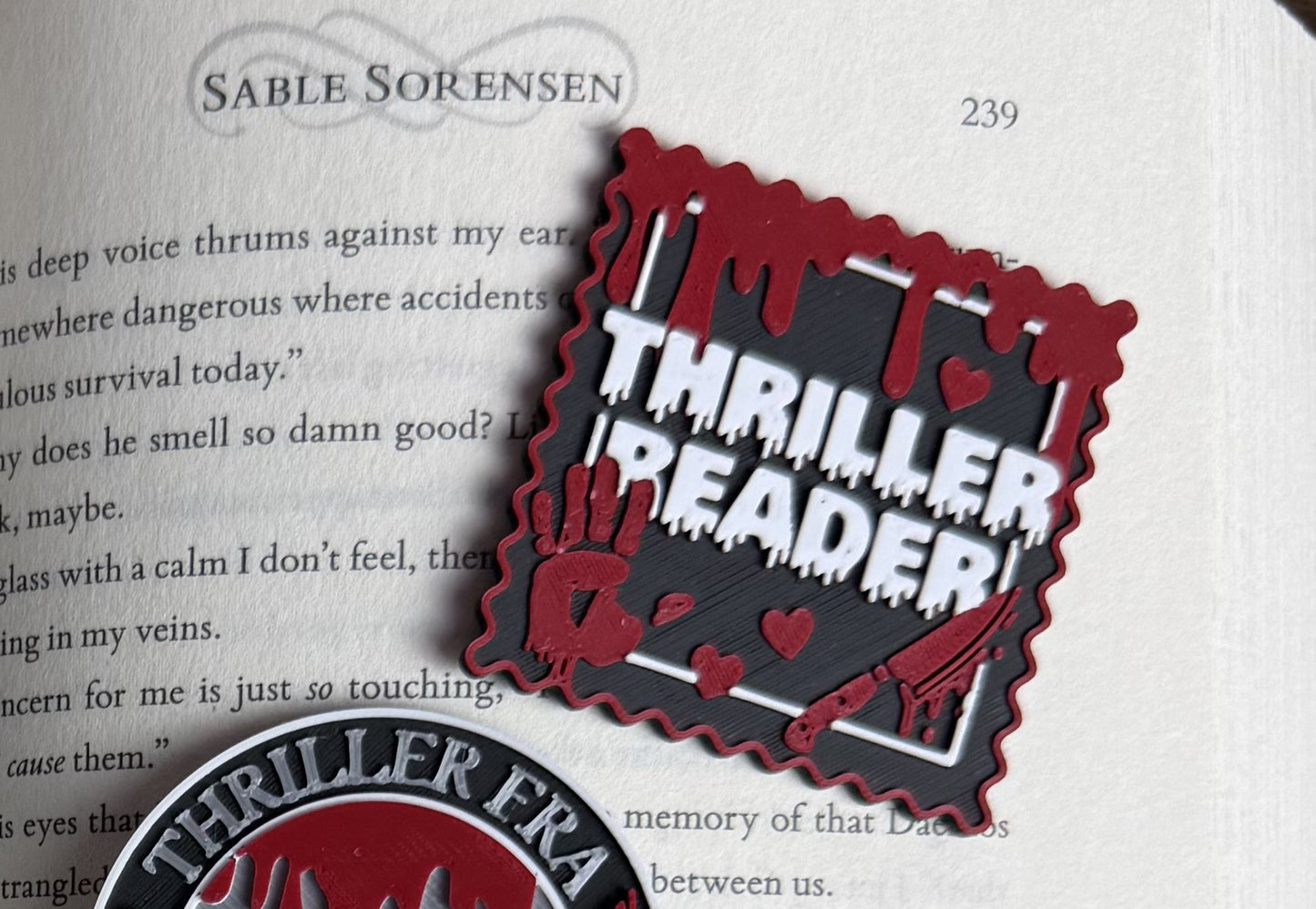 Thriller Square Pin or Popsocket