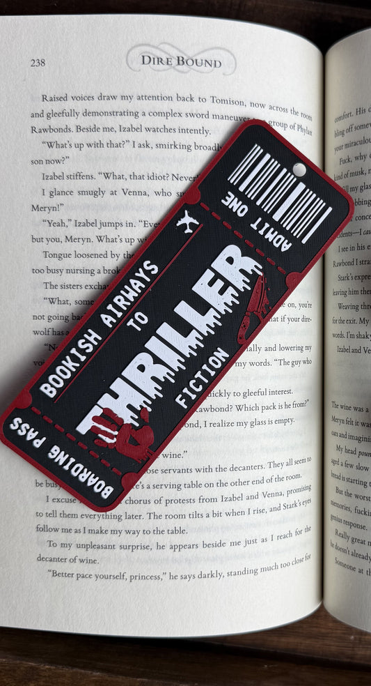 Thriller Ticket Bookmark