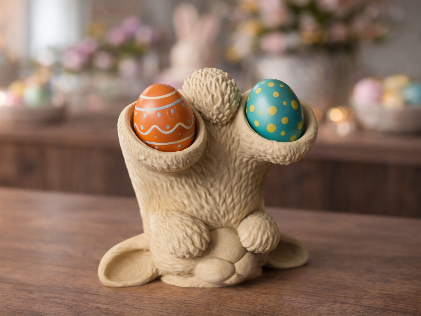 Upside Down Bunny Egg Holder