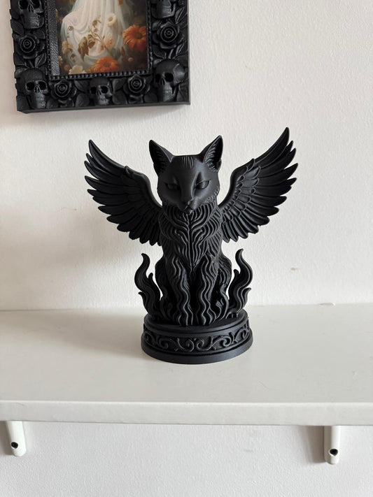 Cat Wing Statues